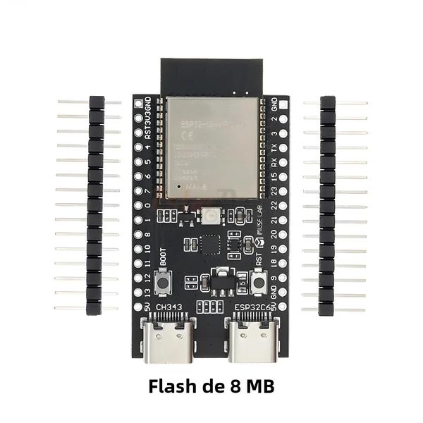 Imagem de ESP32-C6 Wifi Bluetooth Duplo Tipo-c Placa De Desenvolvimento ESP32-C6-DevKit C N4r2 Internet Das