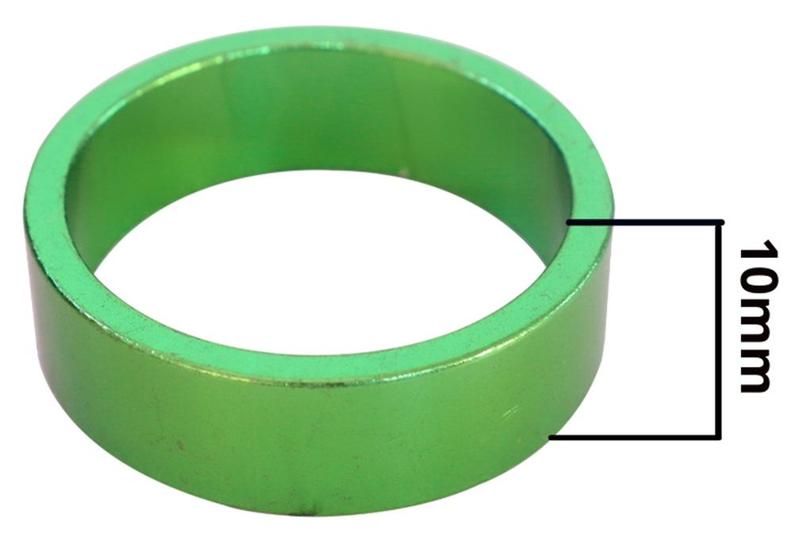 Espacador P/mov. Dire. Alum. 10mm Verde - CALYPSO Imagem de Espacador P/mov. Dire. Alum. 10mm Verde