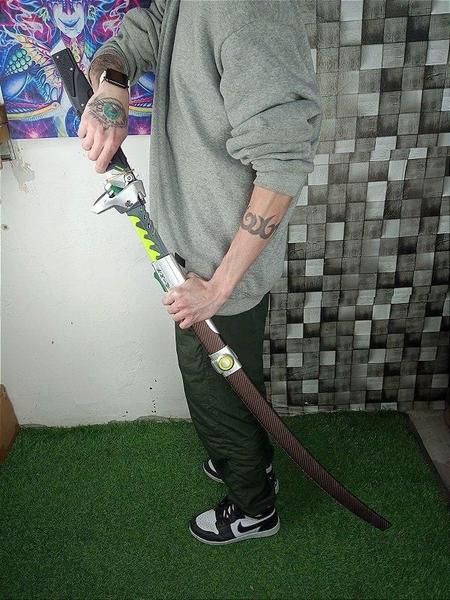 Imagem de Espada Overwatch Genji Cosplay Led Sabre Luz