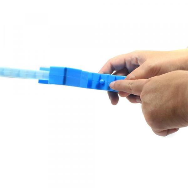 Espada Pixel 58Cm Diamante Som E Luz À Pilha Azul - DRAIK Imagem de Espada Pixel 58Cm Diamante Som E Luz À Pilha Azul