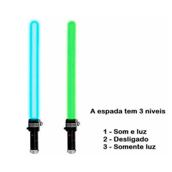 Imagem de Espada Sabre de Luz e Som 70cm Sortido 868-1 - Doremi