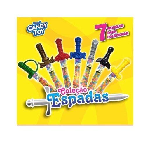 Espadinha Pirata com Balinhas 40un x 30gr Candy Toy - Lynx produções Imagem de Espadinha Pirata com Balinhas 40un x 30gr Candy Toy