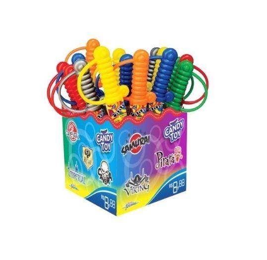 Espadinha Pirata com Balinhas 40un x 30gr Candy Toy - Lynx produções Imagem de Espadinha Pirata com Balinhas 40un x 30gr Candy Toy