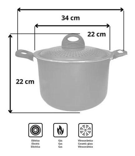 Imagem de Espagueteira alum 22cm loreto ver