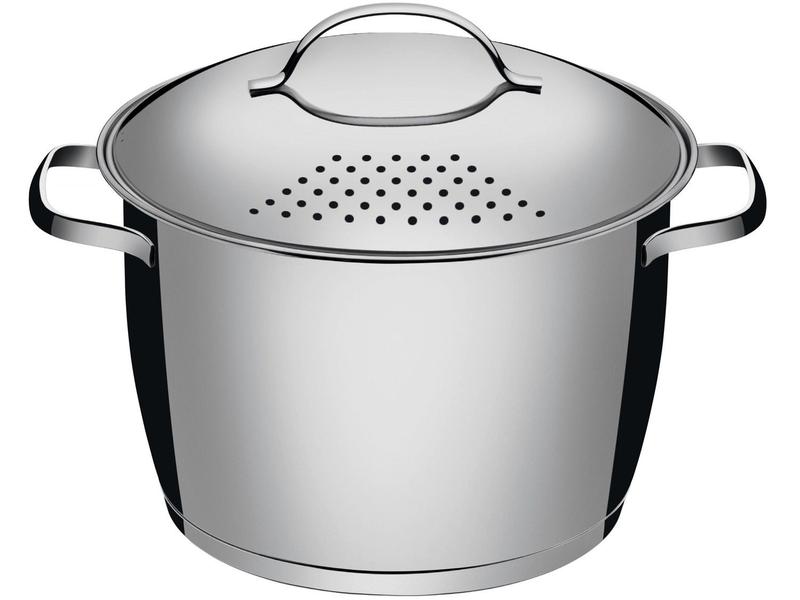 Espagueteira Tramontina Inox 5,48L 22cm - com Tampa Allegra 62667/223 Imagem de Espagueteira Tramontina Inox 5,48L 22cm