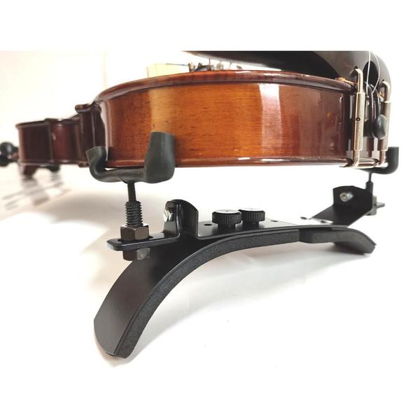 Espaleira premium violino 3/4 - 4/4 ( preto ) - LUNNON Imagem de Espaleira premium violino 3/4 - 4/4 ( preto )