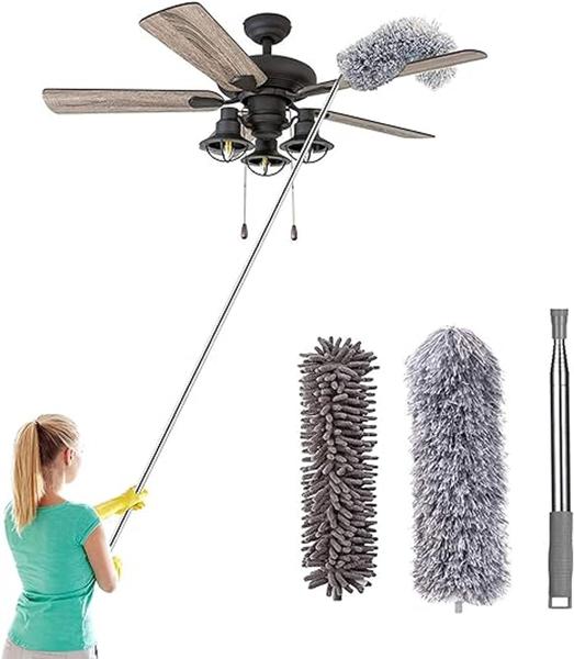 Espanador de de microfibra com haste extensĂvel longo de 76 a 254 cm cabeça dobrável - GM ... Espanador de de microfibra com haste extensĂvel longo de 76 a 254 cm cabeça dobrável - GM ...