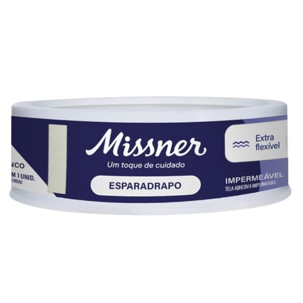 Imagem de Esparadrapo Impermeável Branco 1,2cm X 4,5m - Missner