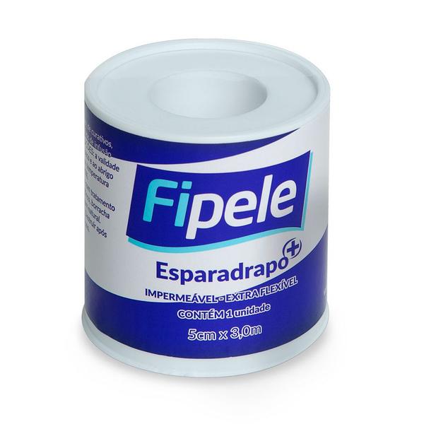 Imagem de Esparadrapo Impermeável Branco Fipele 5 cm x 3 m (MISSNER) - 06 Unidades