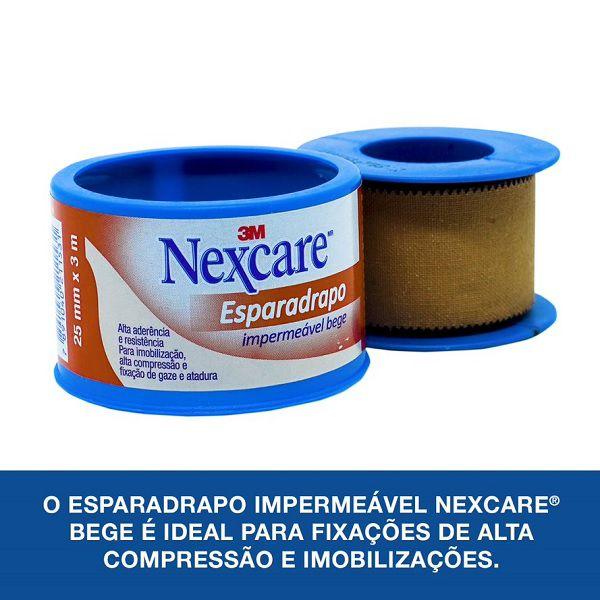 Imagem de Esparadrapo Impermeavel Nexcare Bege 25MM X 3M