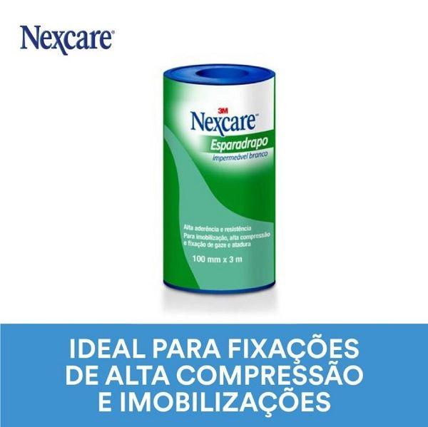 Imagem de Esparadrapo Impermeavel Nexcare Branco 100MM X 3M