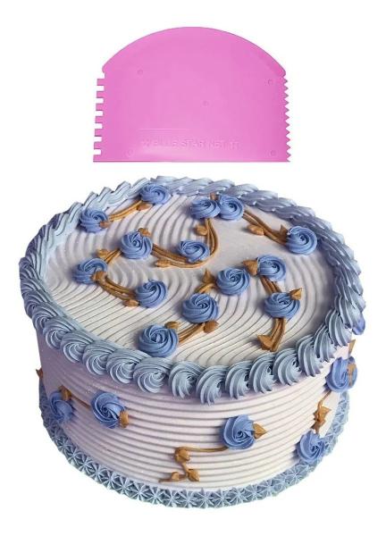 Imagem de Espátula 4 Funções Decorar Chantilly Torta Bolo Bluestar