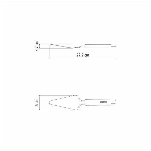 Imagem de Espátula Aço Inox Para Bolo Marffim Tramontina