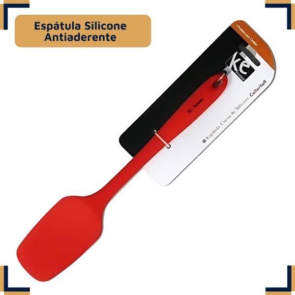 Imagem de Espátula Curva Silicone Collorfull Kehome 28cm