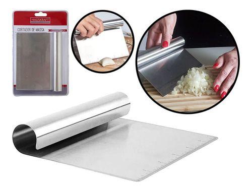 Espátula De Cozinha Bolo Raspadora Inox Massa Chocolate Cor Prateado - Hauskraft Imagem de Espátula De Cozinha Bolo Raspadora Inox Massa Chocolate Cor Prateado