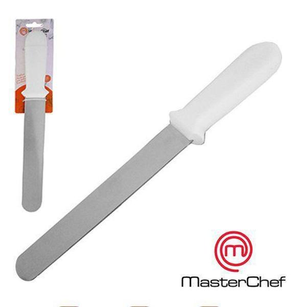 Imagem de Espátula de Cozinha Confeiteiro de Inox Cabo Plástico 42,5 cm Masterchef - DAIWA