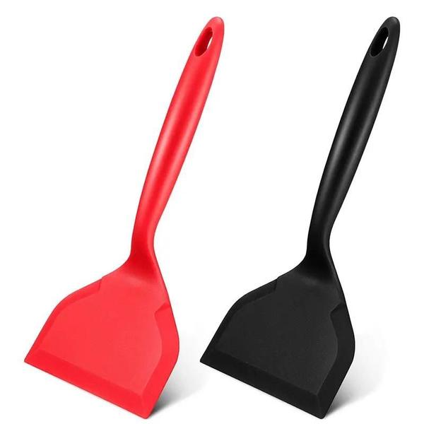 Imagem de Espátula de Silicone Antiaderente para Cozinha - Ideal para Panquecas, Omeletes e Mais