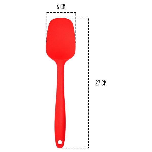 Imagem de Espátula de Silicone Vermelha 2 Unidades