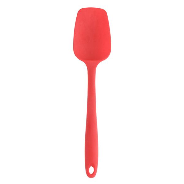 Imagem de Espátula de Silicone Vermelho 27x6cm Lyor Cozinha Curva