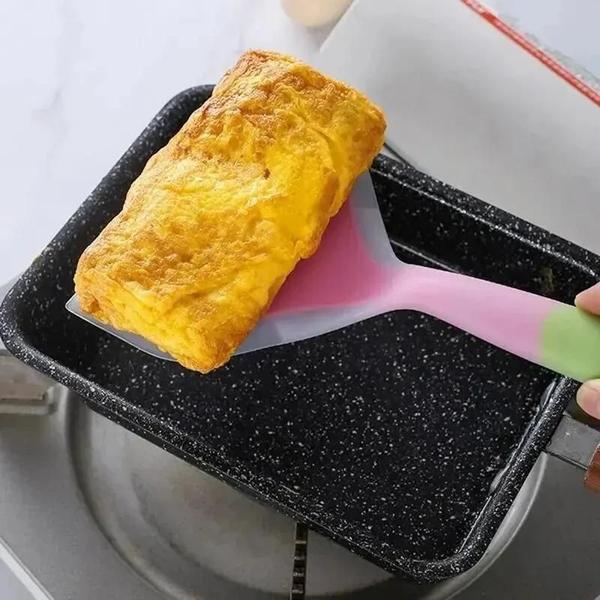 Imagem de Espátula e Raspador de Silicone para Cozinha - Cor Aleatória