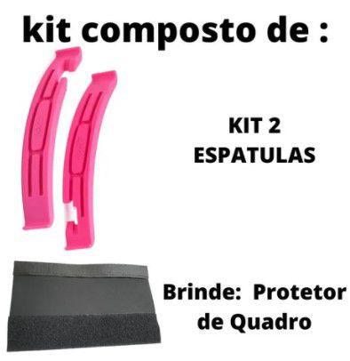 Imagem de Espatula Nylon Remoção Camara Bicicleta Kit Tira Troca Pneu Bike Curva MTB Ciclismo Reparo Trilha 