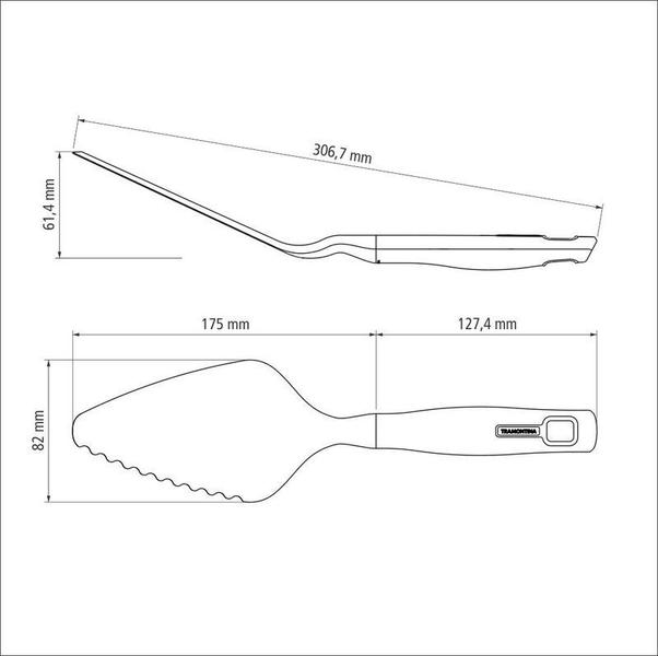 Imagem de Espátula para Bolo e Pizza Tramontina Verano