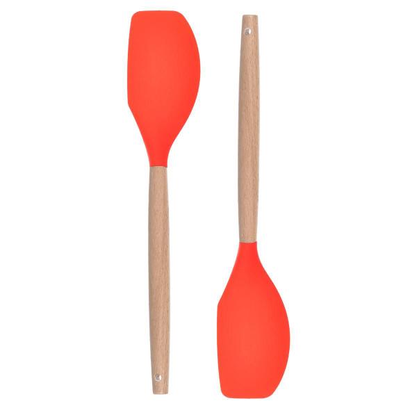 Imagem de Espátula  para Cozinha Silicone Bambu 32cm