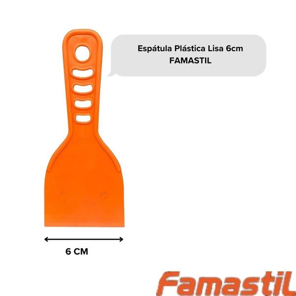 Imagem de Espatula Plastica Lisa 6 Cm Famastil