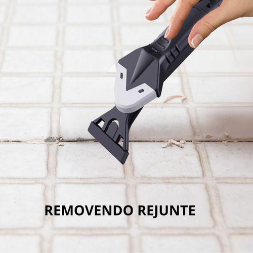 Imagem de Espátula Rejunte Raspador Removedor Calafetagem Silicone