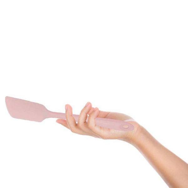 Imagem de Espatula Reta Silicone Pao Duro Rosa 1un - WECK