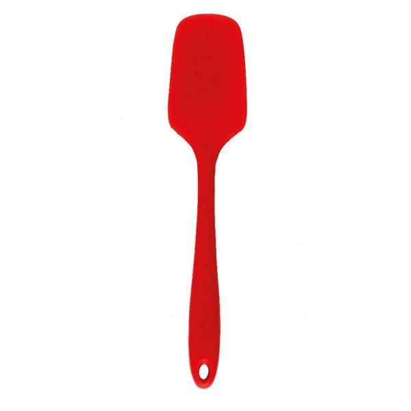 Imagem de Espatula Silicone - 28,5Cm - Funda Vermelho  - 1 unidade - Cromus Linha Profissional Allonsy - Rizzo