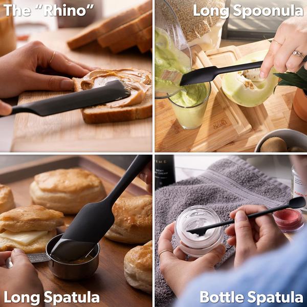 Imagem de Espátulas de frasco de silicone Spatula di Oro para raspagem