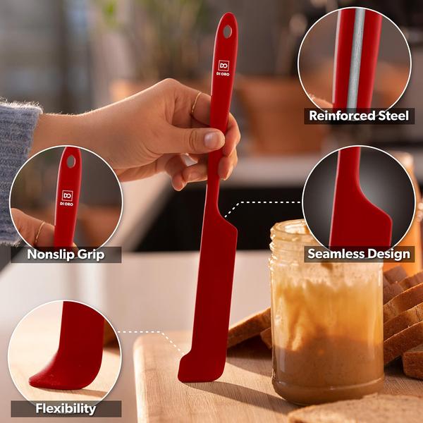 Imagem de Espátulas em frasco de silicone Spatula di Oro para raspagem