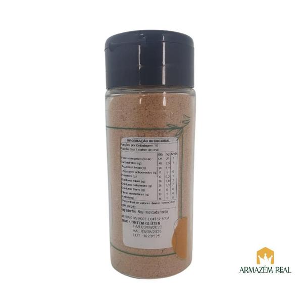 Especiaria Noz Moscada Moída em Pó 50g Origem Indonésia - Armazém Real Imagem de Especiaria Noz Moscada Moída em Pó 50g Origem Indonésia