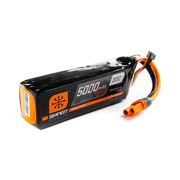 Espectro de bateria LiPo 14,8 V 5000 mAh 4S 30C Smart LiPo IC5 - Spektrum Imagem de Espectro de bateria LiPo 14,8 V 5000 mAh 4S 30C Smart LiPo IC5