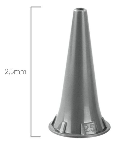 Imagem de Espéculo Auricular Descartável 2.5mm Omni/visio Com 50 Und.