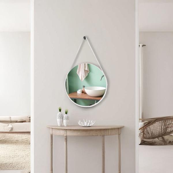 Espelho Adnet Redondo 30cm com Alça e Suporte para Sala Quarto Banheiro Hall - Outlet Dos ... Espelho Adnet Redondo 30cm com Alça e Suporte para Sala Quarto Banheiro Hall - Outlet Dos ...