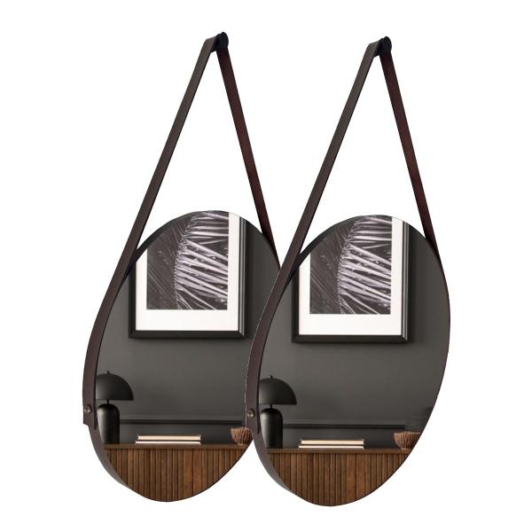Espelho Adnet Redondo 30cm Kit com 2 unidades para Banheiro Quarto Sala - Outlet Dos Espel... Espelho Adnet Redondo 30cm Kit com 2 unidades para Banheiro Quarto Sala - Outlet Dos Espel...