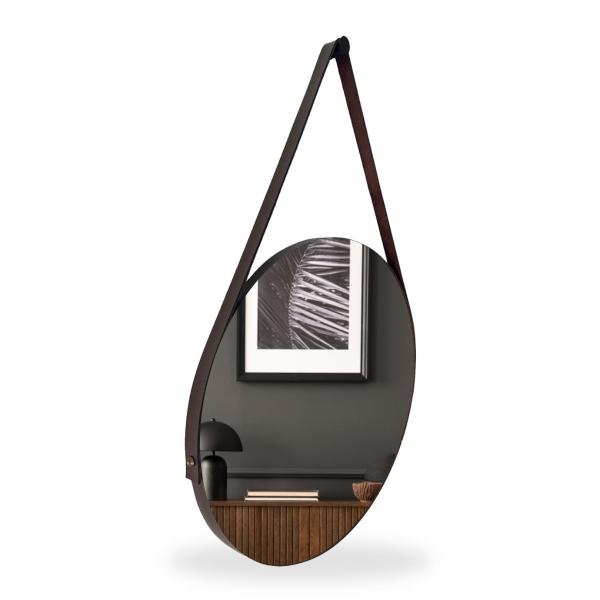 Espelho Adnet Redondo 50cm com Alça e Suporte para Sala Hall Lavabo Banheiro Quarto - Outl... Espelho Adnet Redondo 50cm com Alça e Suporte para Sala Hall Lavabo Banheiro Quarto - Outl...