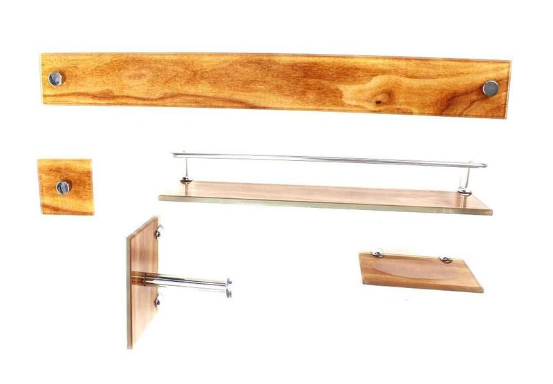Espelho Banheiro Prateleira 50Cm X 40Cm Mais Kit Acessórios - Cubas E Gabinetes Imagem de Espelho Banheiro Prateleira 50Cm X 40Cm Mais Kit Acessórios