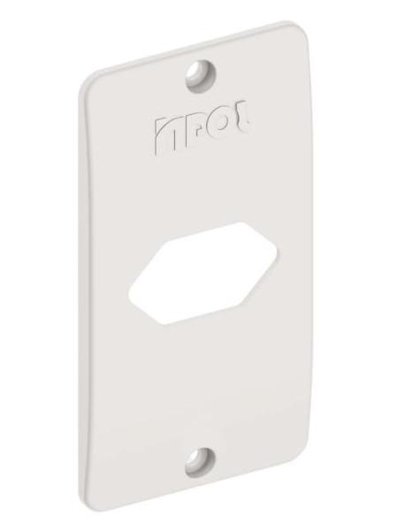 Espelho Condulete Pvc Branco 1 Tomad Horiz. 3/4" Ef - Inpol Imagem de Espelho Condulete Pvc Branco 1 Tomad Horiz. 3/4" Ef
