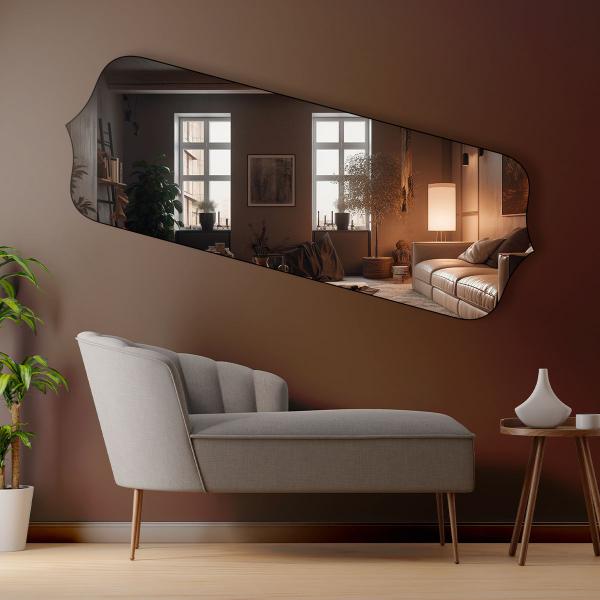 Espelho Corpo Inteiro Moderno Do Pinterest 70x170cm Mod Bali - REI DOS VIDROS Imagem de Espelho Corpo Inteiro Moderno Do Pinterest 70x170cm Mod Bali