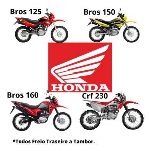 Imagem de Espelho De Freio Traseiro Nxr Bros 125 150  Crf 230 Marca Metalic