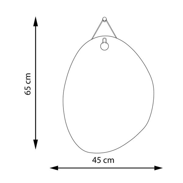 Imagem de Espelho Decorativo Aramado Wire Polygon Orgânico In House Decor