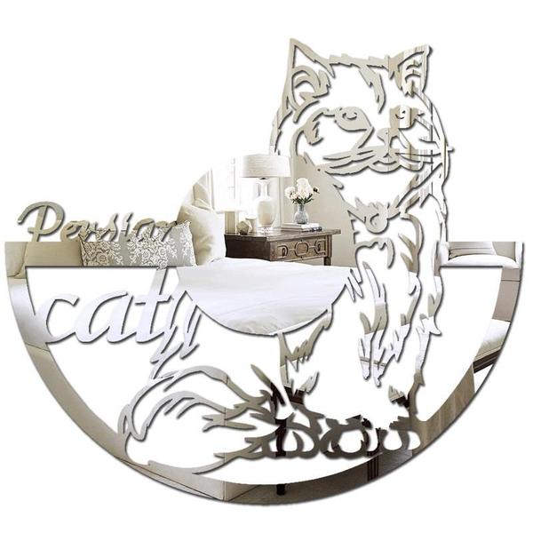 Imagem de Espelho Decorativo Decoração Gato Pet 10