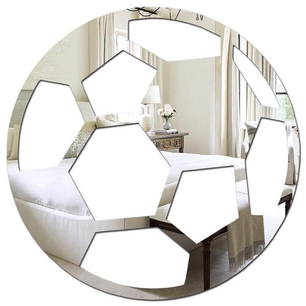 Imagem de Espelho Decorativo Decoração Sala Quarto  Bola Futebol