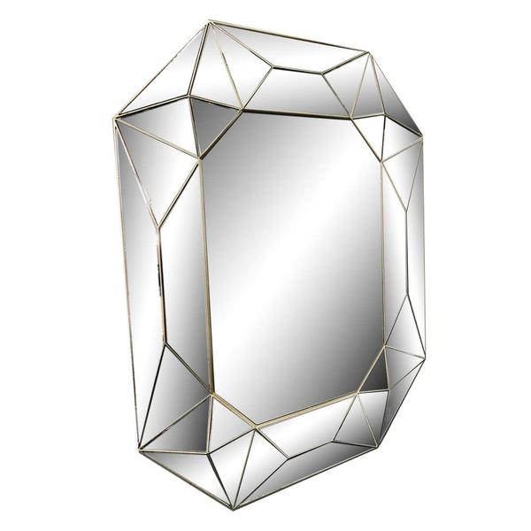 Imagem de Espelho Decorativo Diamond para Sala Prata 61cm - D'Rossi