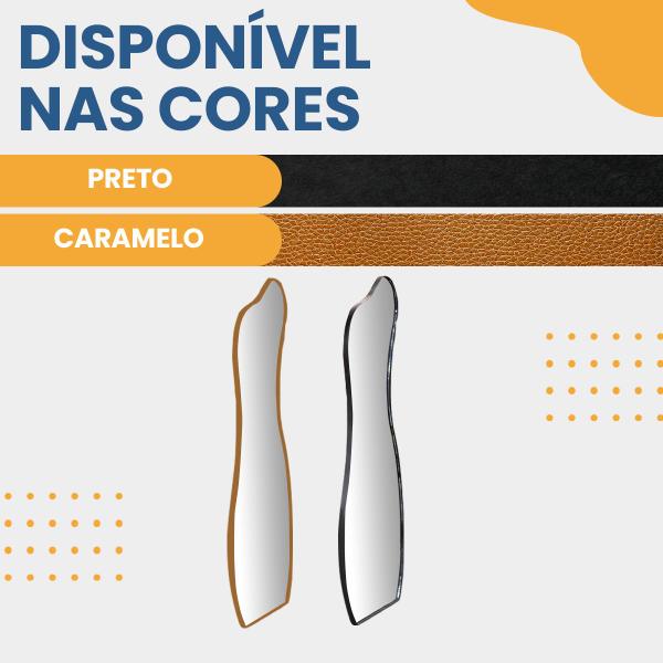 Imagem de Espelho Decorativo Modelo Curva 170x70cm para Sala Cozinha Banheiro