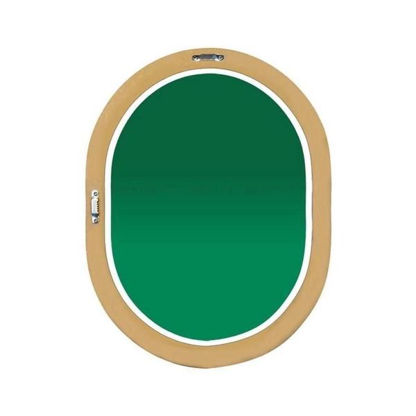 Imagem de Espelho Decorativo Oval Londres 80x50cm Diversas Cores Banheiro Quarto Sala