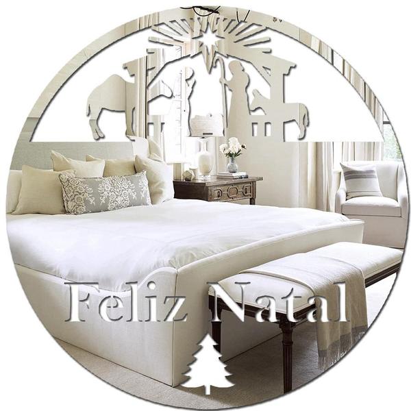 Imagem de Espelho Decorativo Presente Criativo Feliz Natal 2